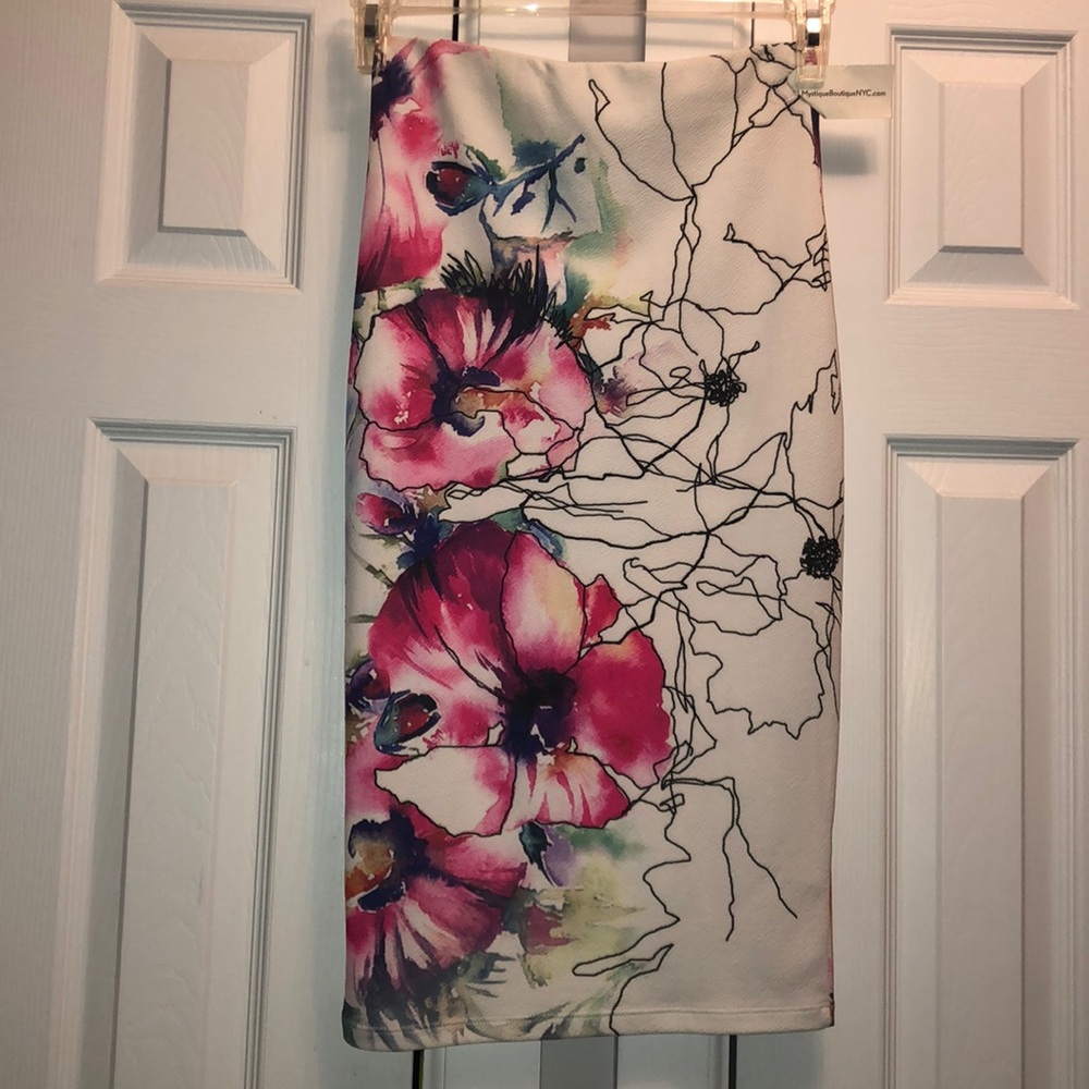 Floral Midi Skirt